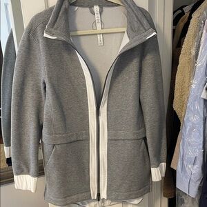 Lululemon Athletica Gray and Cream Jacket